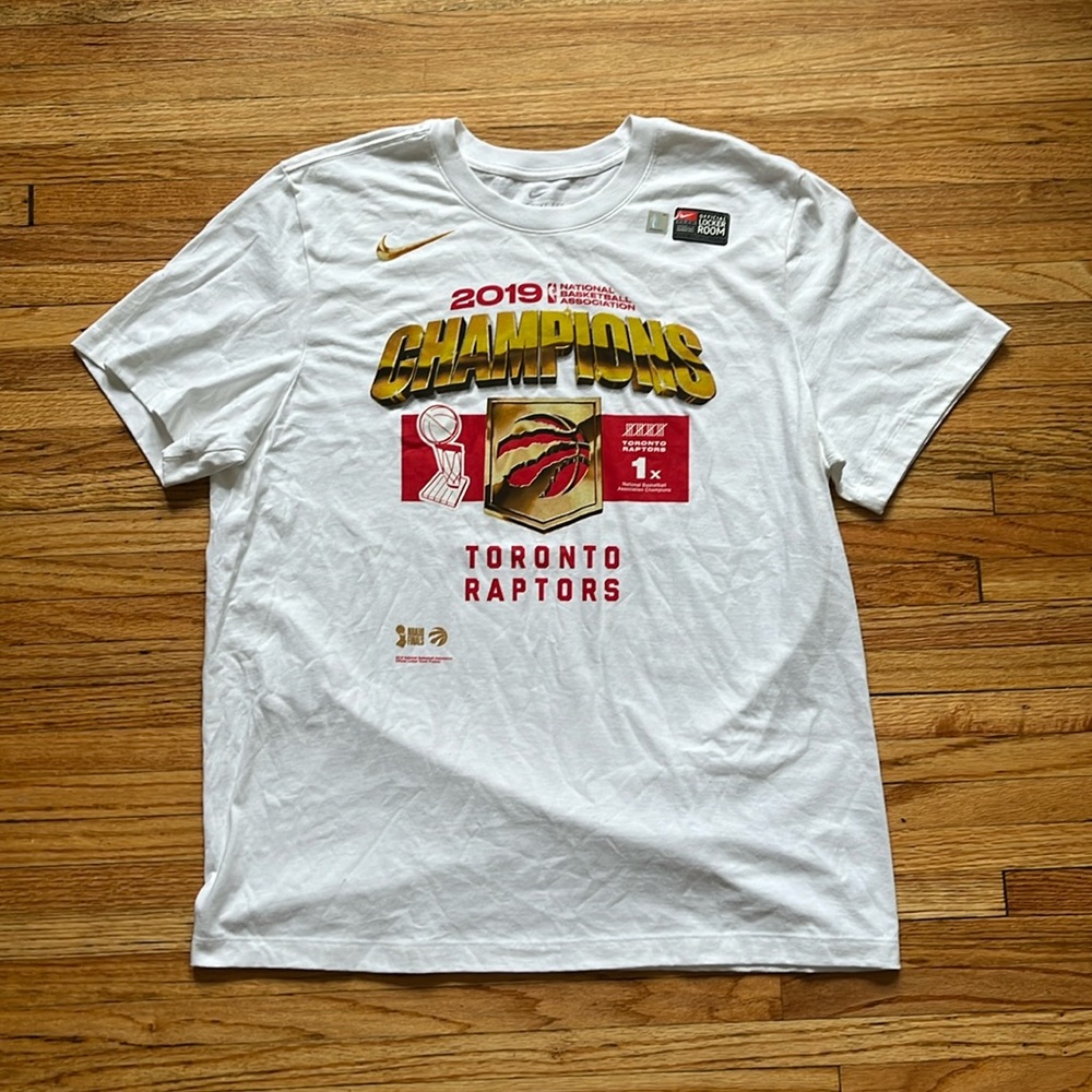 Toronto Raptors 2019 Champions T-Shirt / New / XL / Nike / NBA